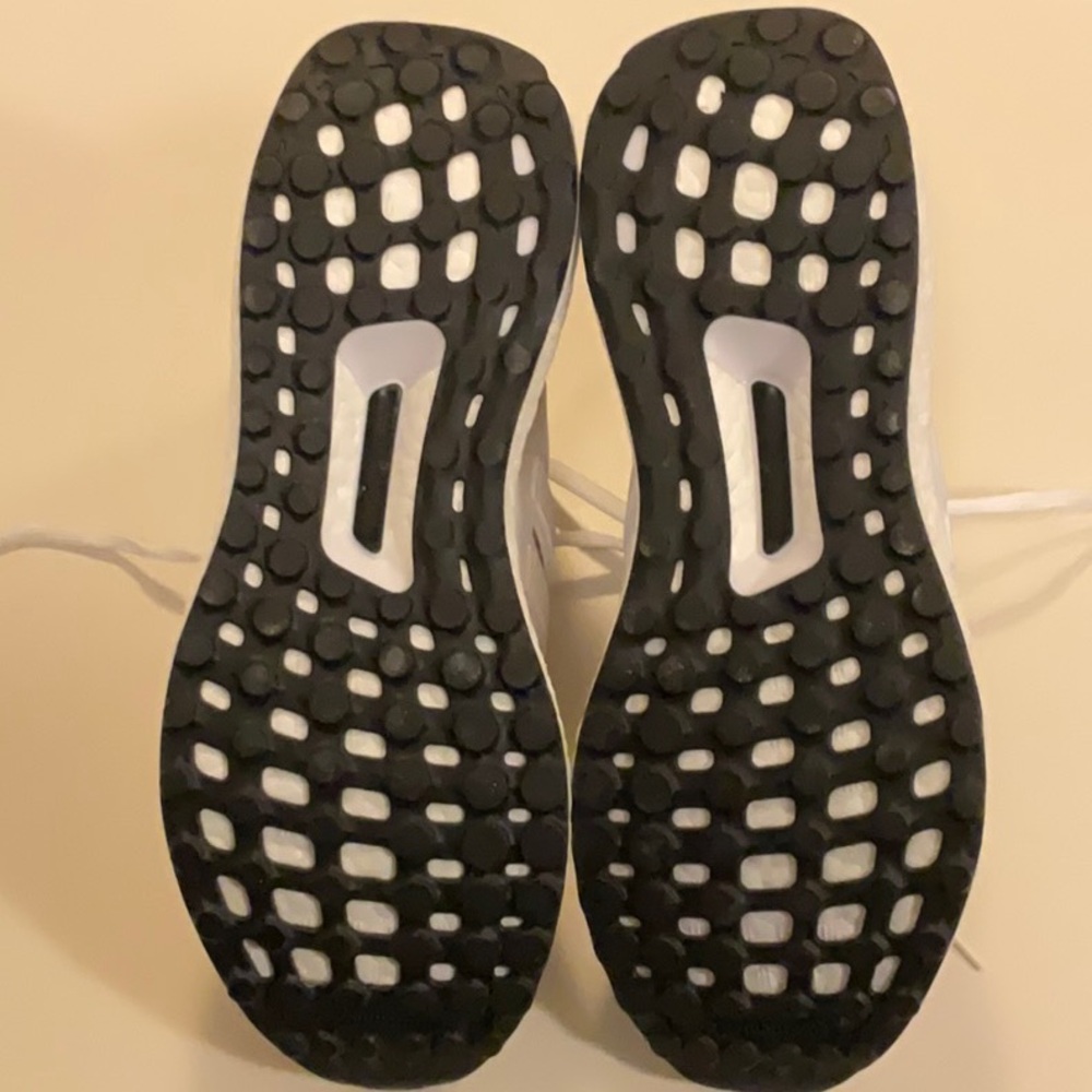Adidas UltraBoost white with gold metallic-never worn! - Picture 3 of 3
